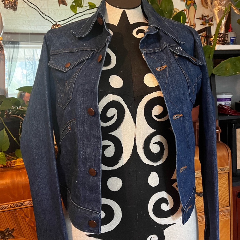 Vintage wrangler jean jacket